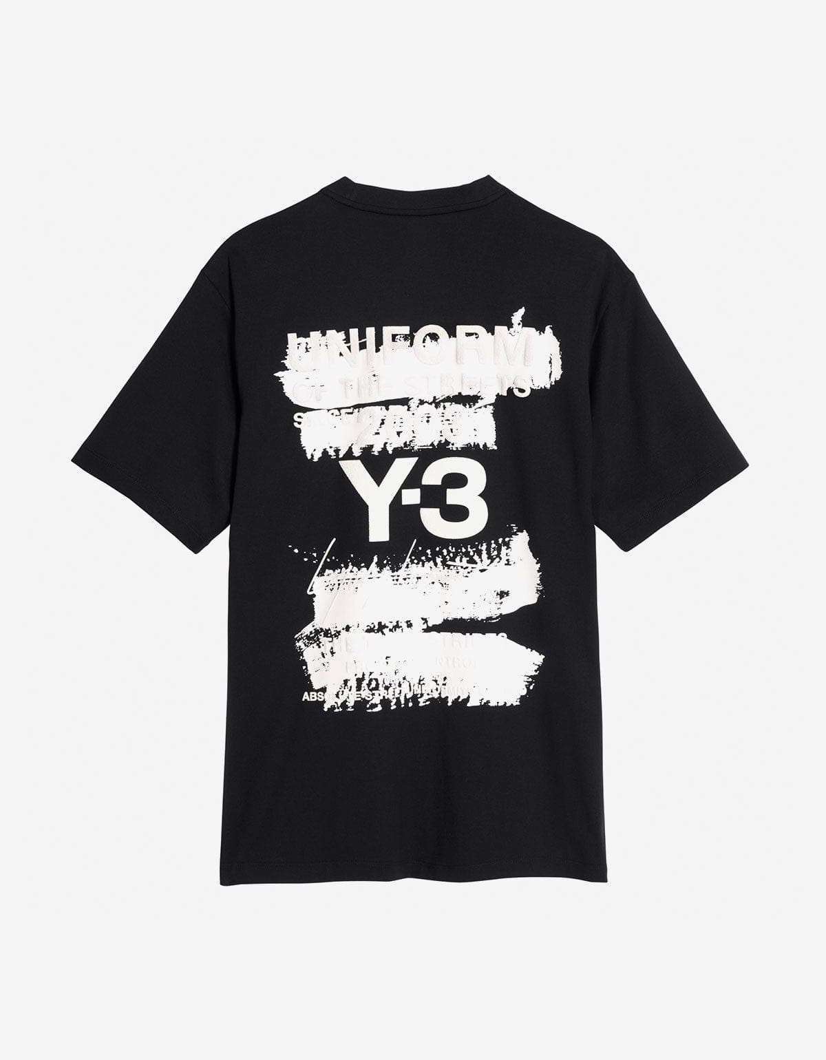 Y-3 Black Graphic Print T-Shirt