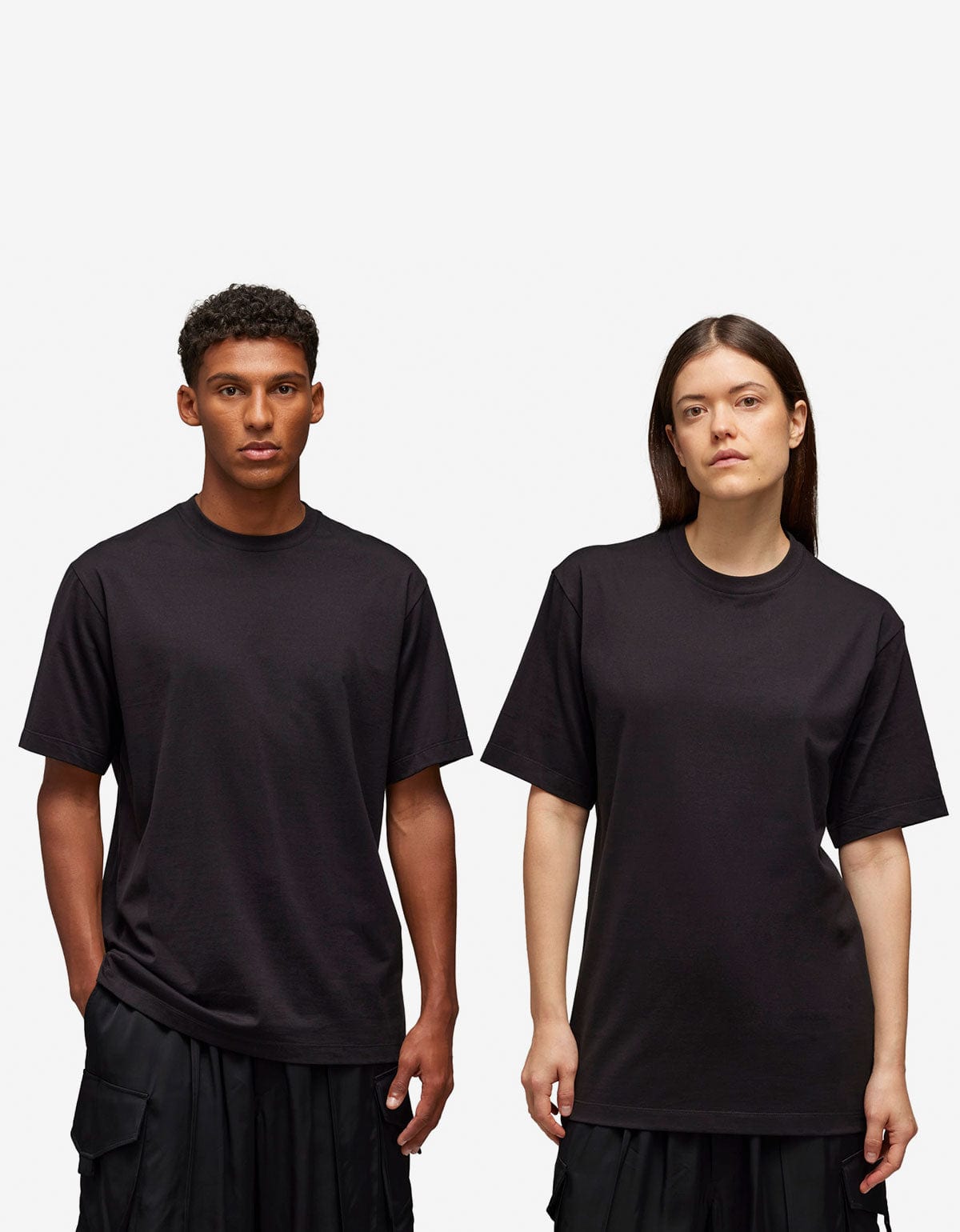 Y-3 Black Graphic Print T-Shirt