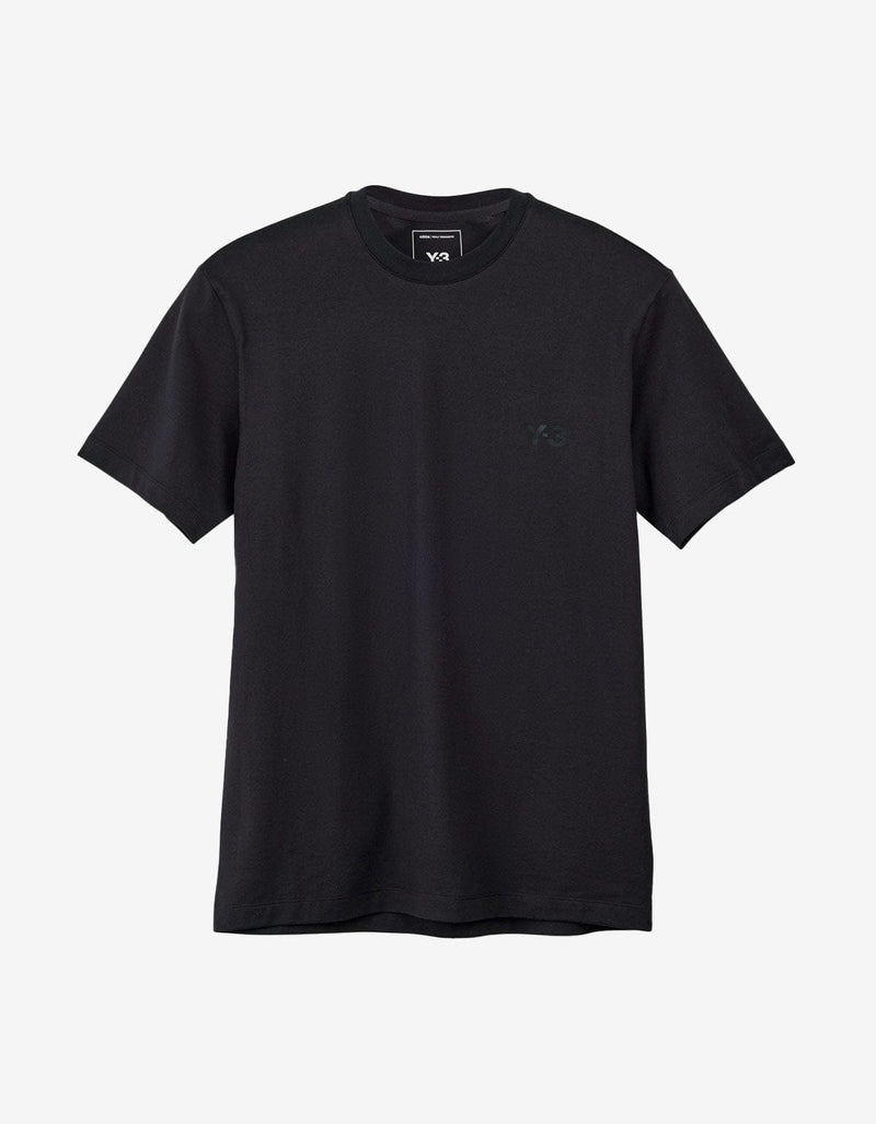 Y-3 Black Graphic Short Sleeve T-Shirt