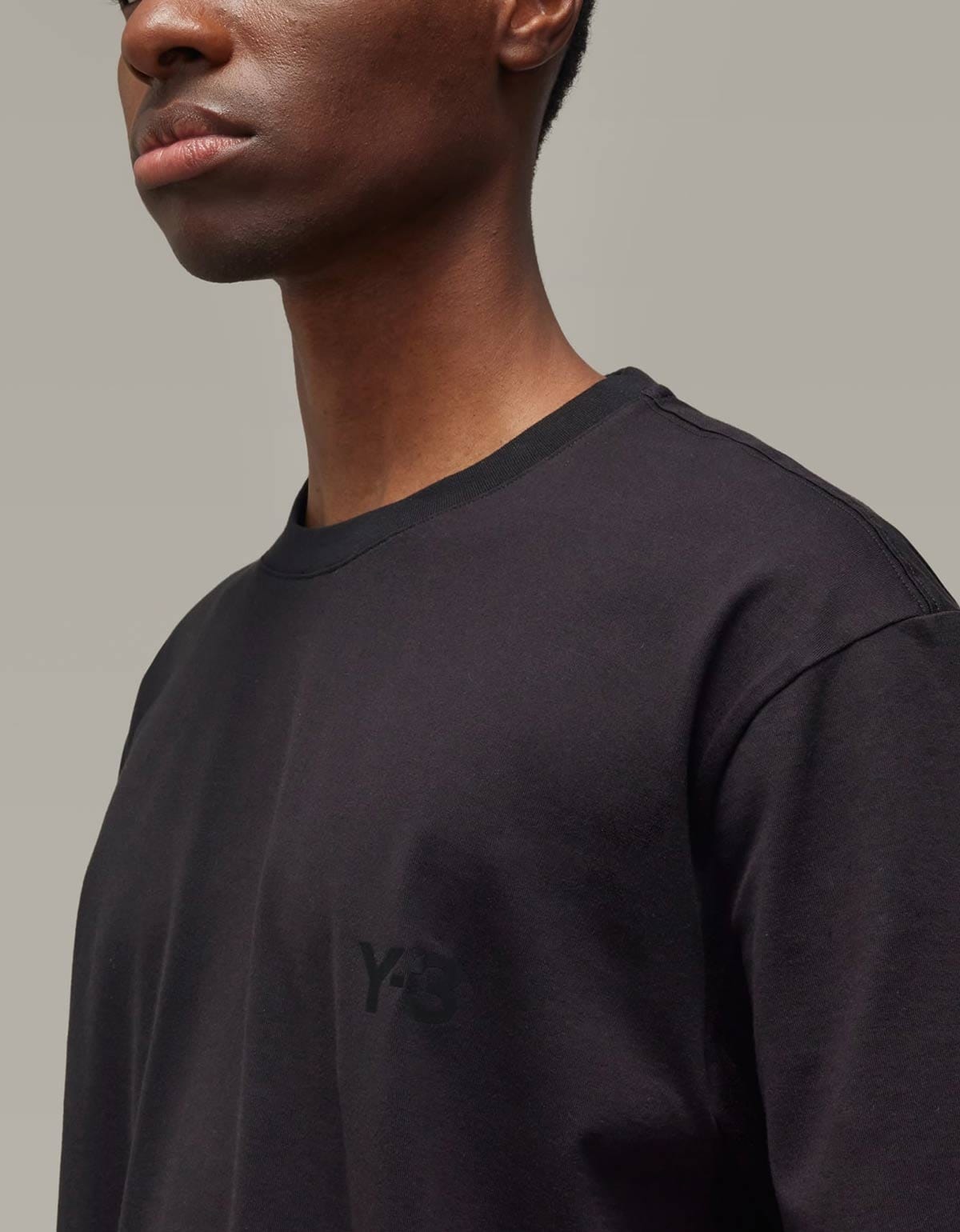 Y-3 Black Graphic Short Sleeve T-Shirt