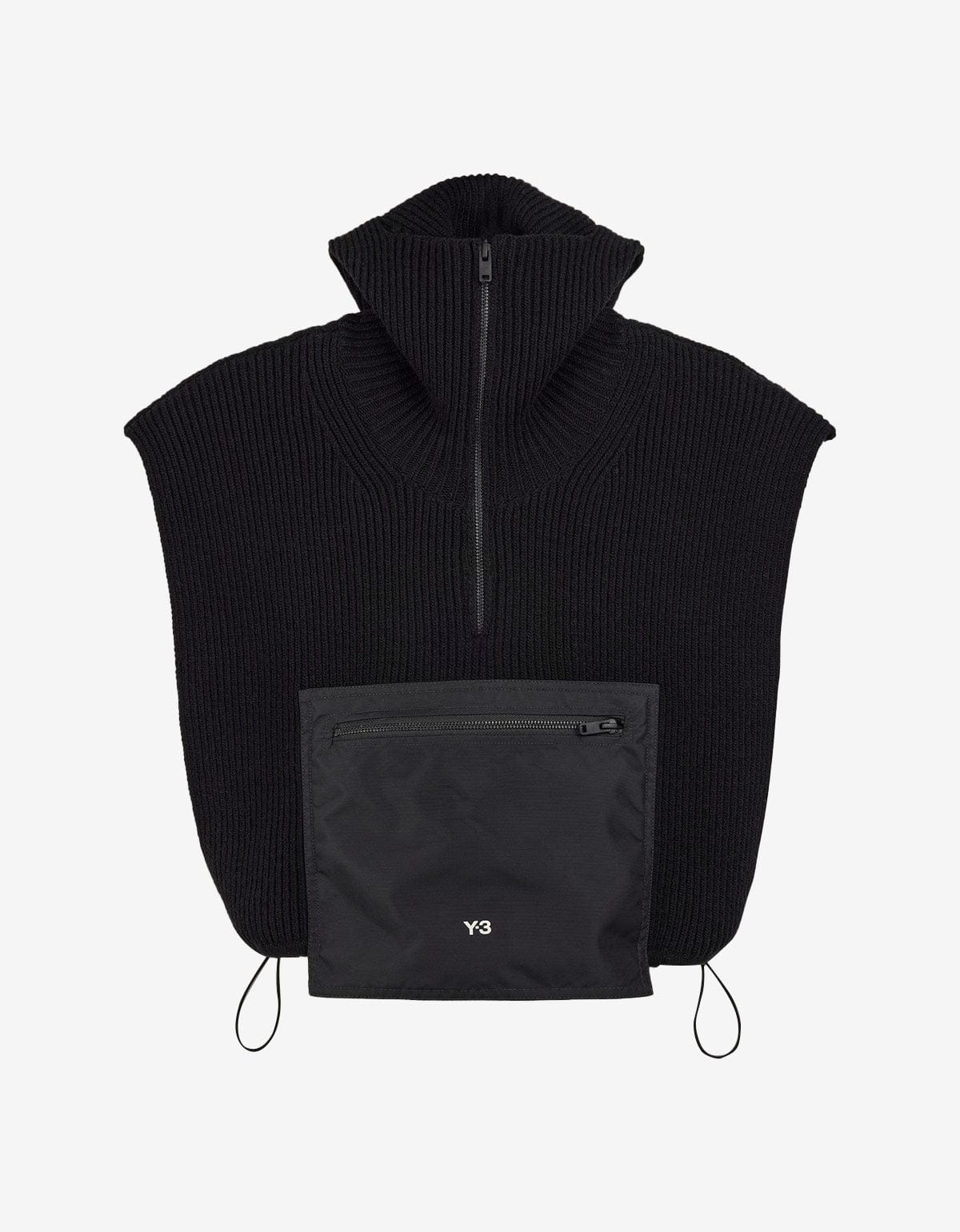 Y-3 Black Hooded Vest