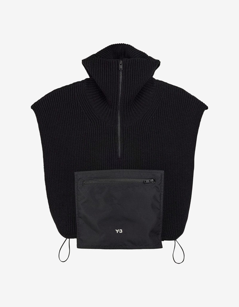 Y-3 Black Hooded Vest