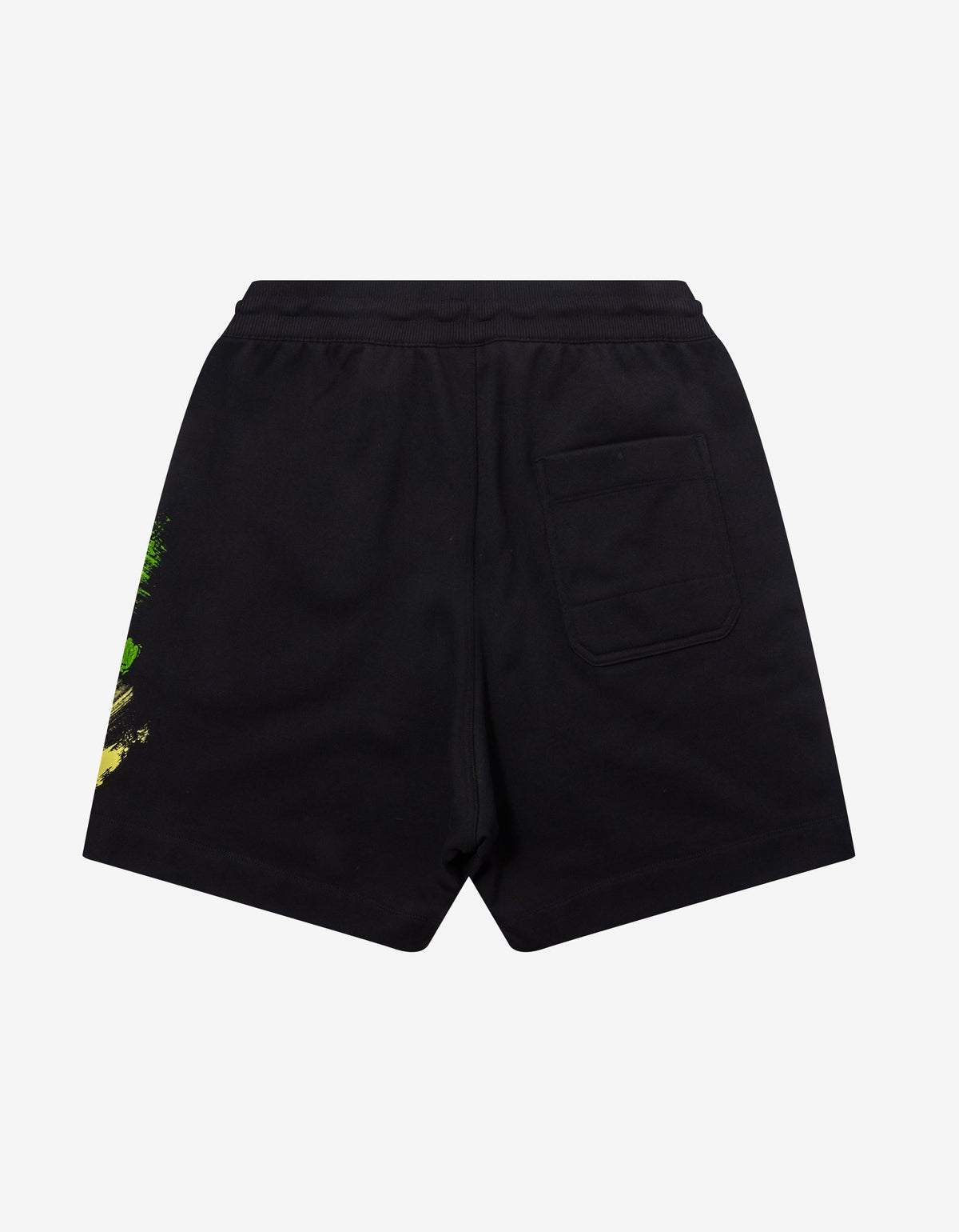 Y-3 Black Placed Graphic Sweat Shorts