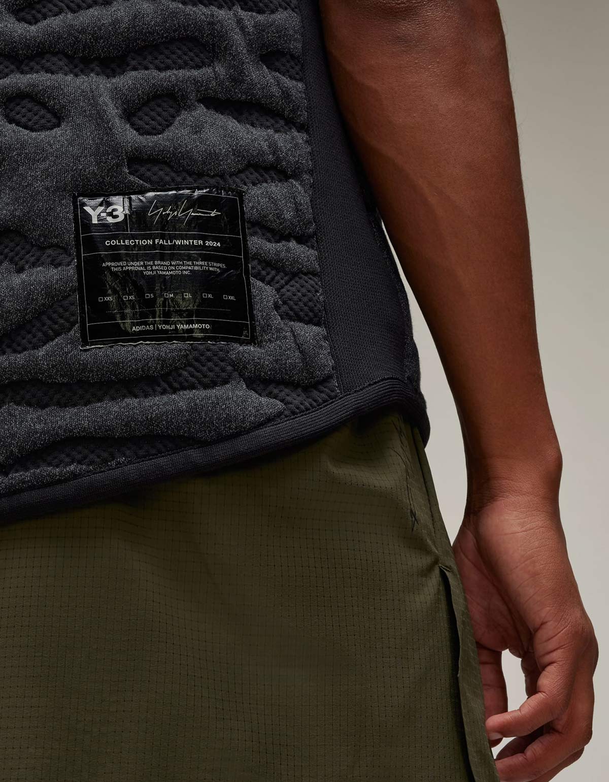 Y-3 Black Running Engineered Insulated Vest