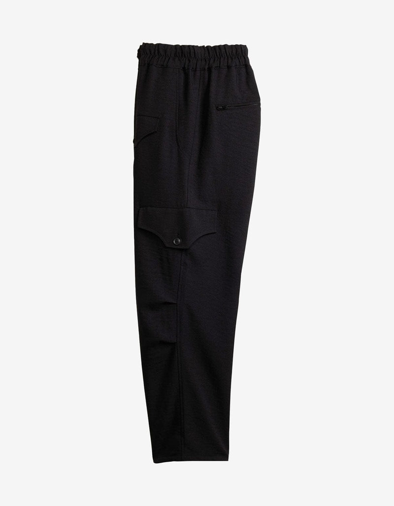 Y-3 Black Sport Uniform Straight Leg Trousers