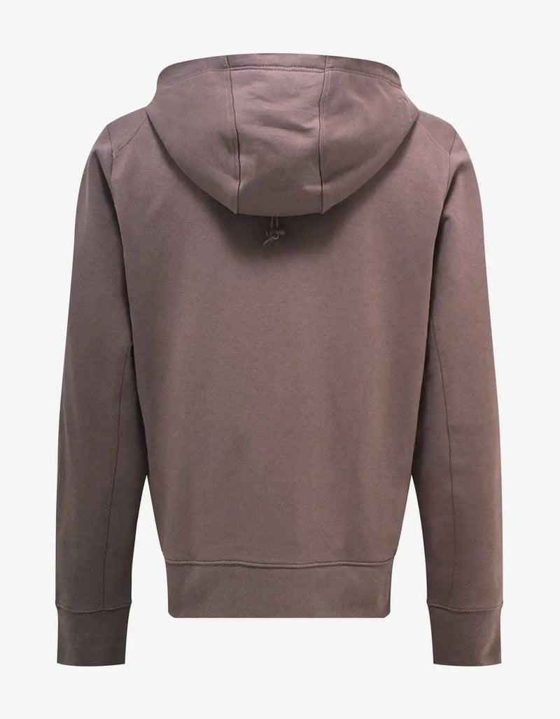 Y-3 Brown Classic DWR Terry Utility Zip Hoodie