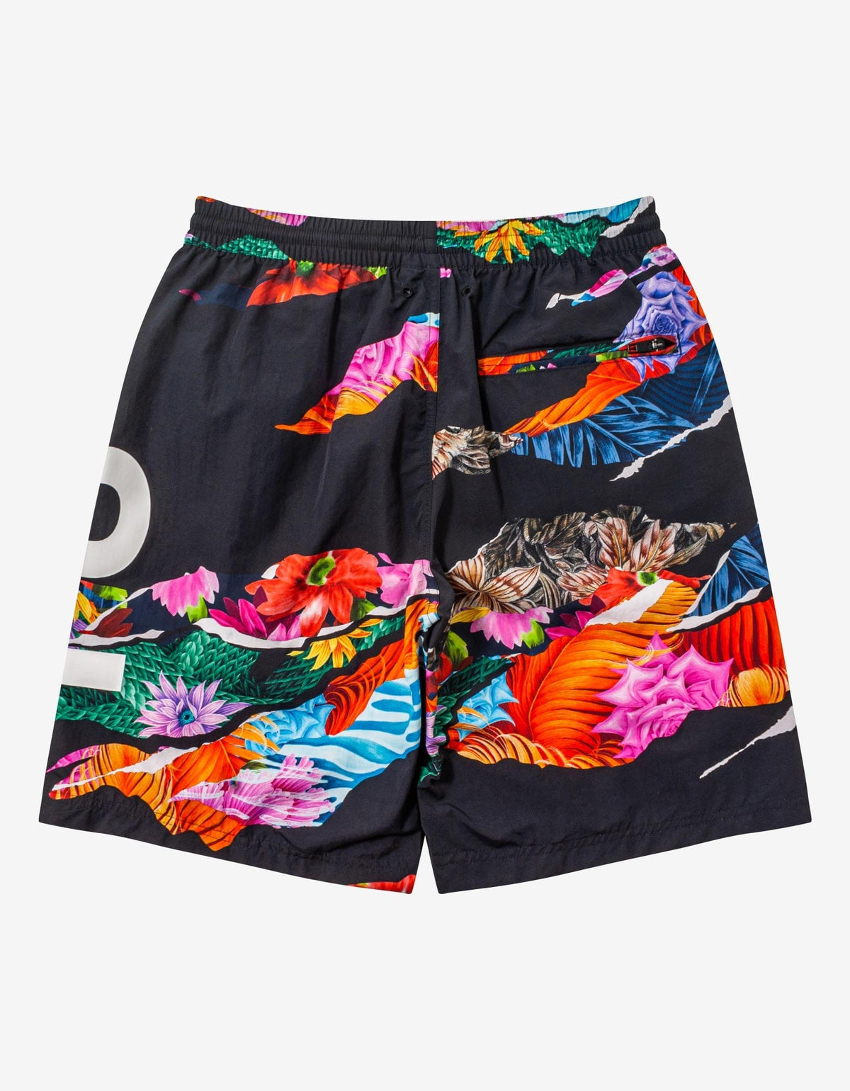 Y-3 CH2 Black Allover Print Swim Shorts