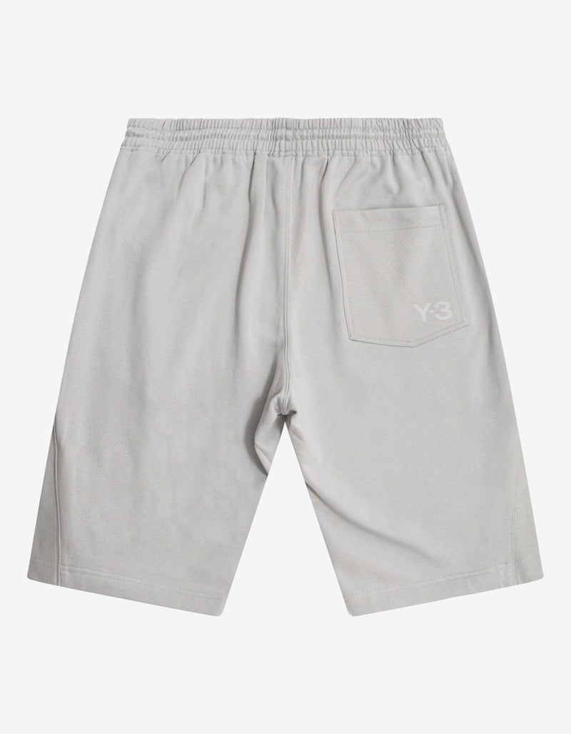 Y-3 Light Grey Logo Sweat Shorts