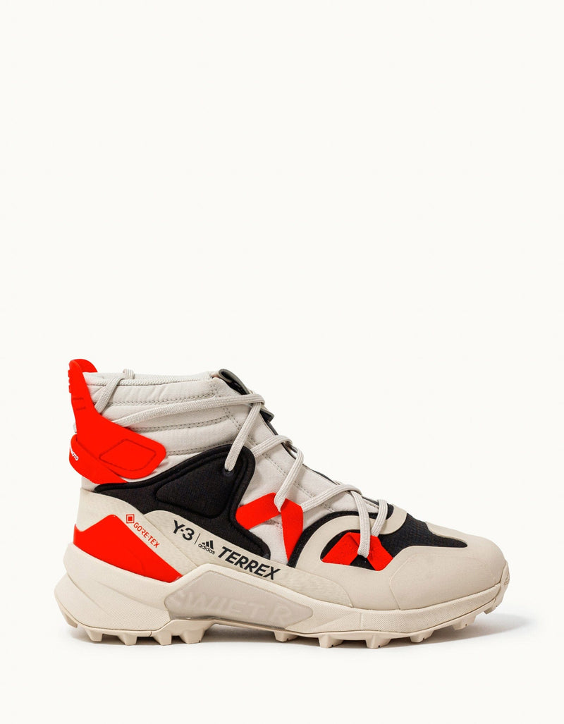 Y-3 Terrex Swift R3 GTX Ecru & Orange Boots