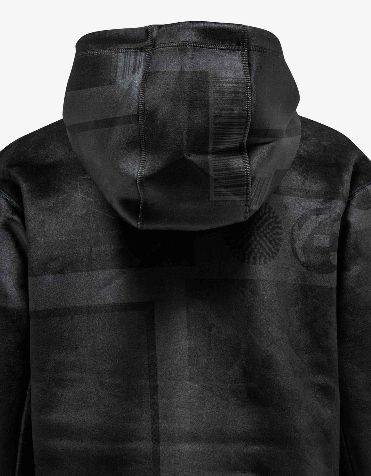 Y-3 Velvet Spacer Zine Print Hoodie