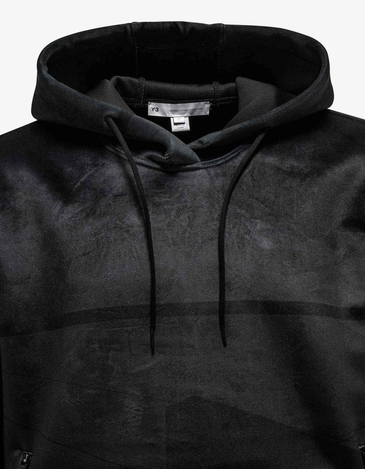 Y-3 Velvet Spacer Zine Print Hoodie