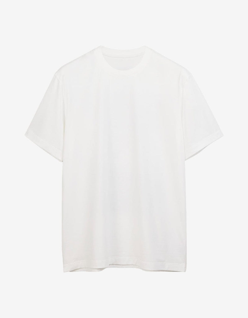 Y-3 White Graphic Print T-Shirt