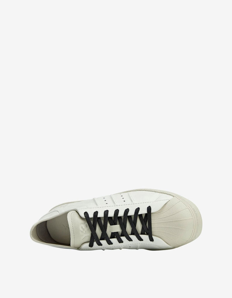 Y-3 White Superstar Trainers