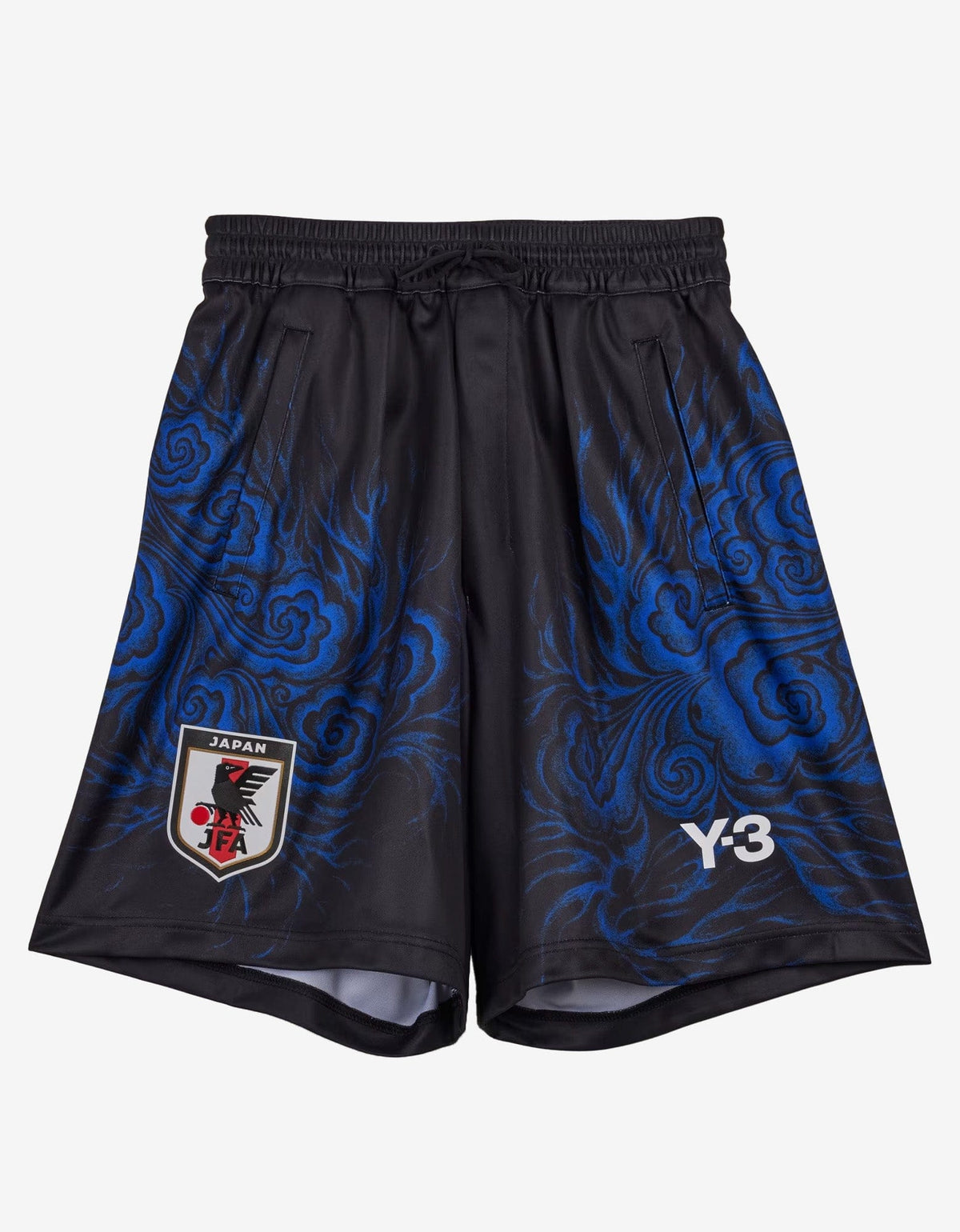 Y-3 x JFA Black Graphic Shorts