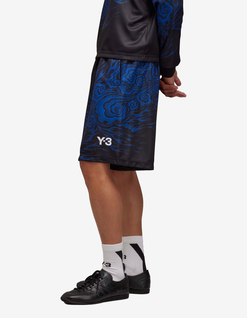 Y-3 x JFA Black Graphic Shorts