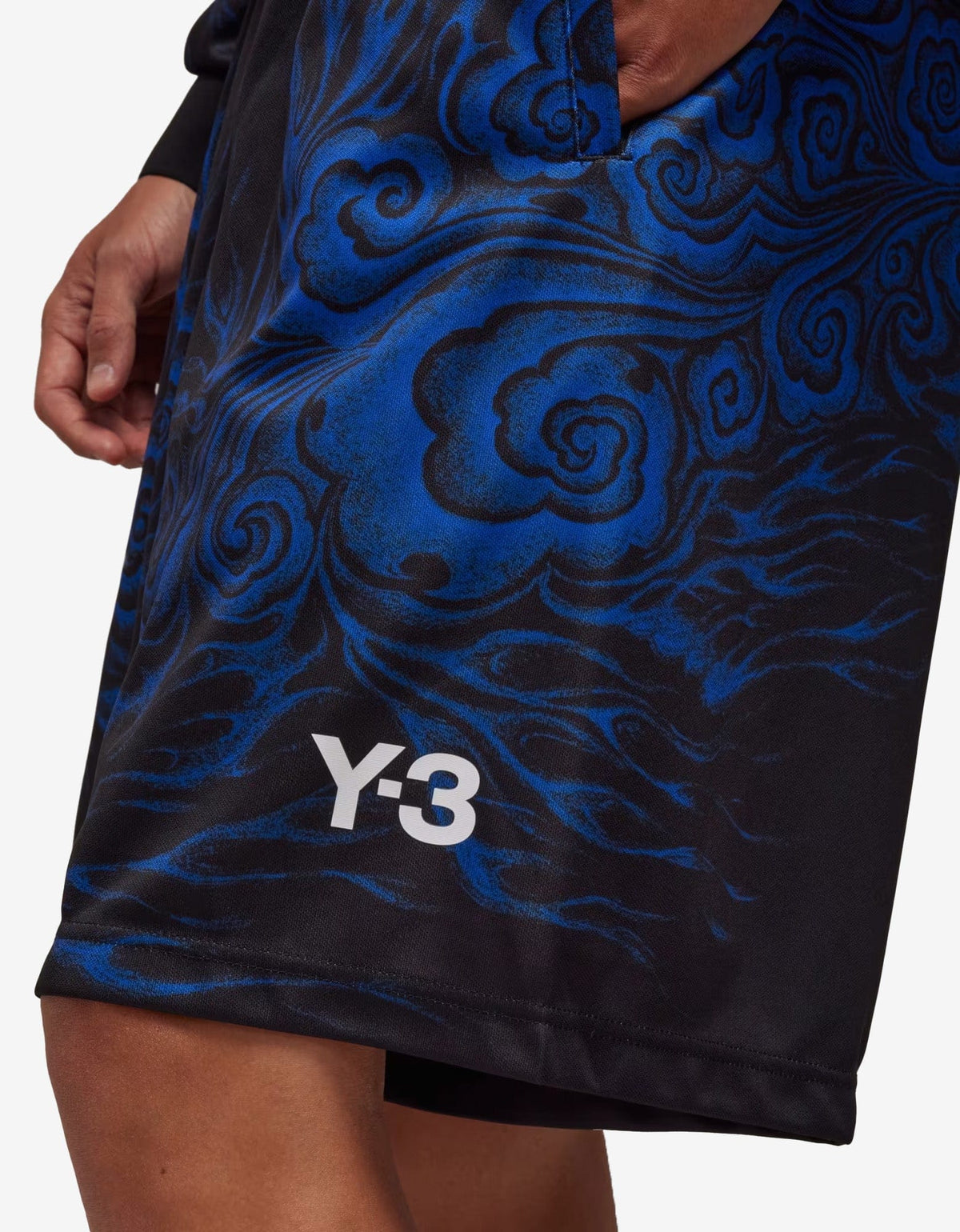 Y-3 x JFA Black Graphic Shorts