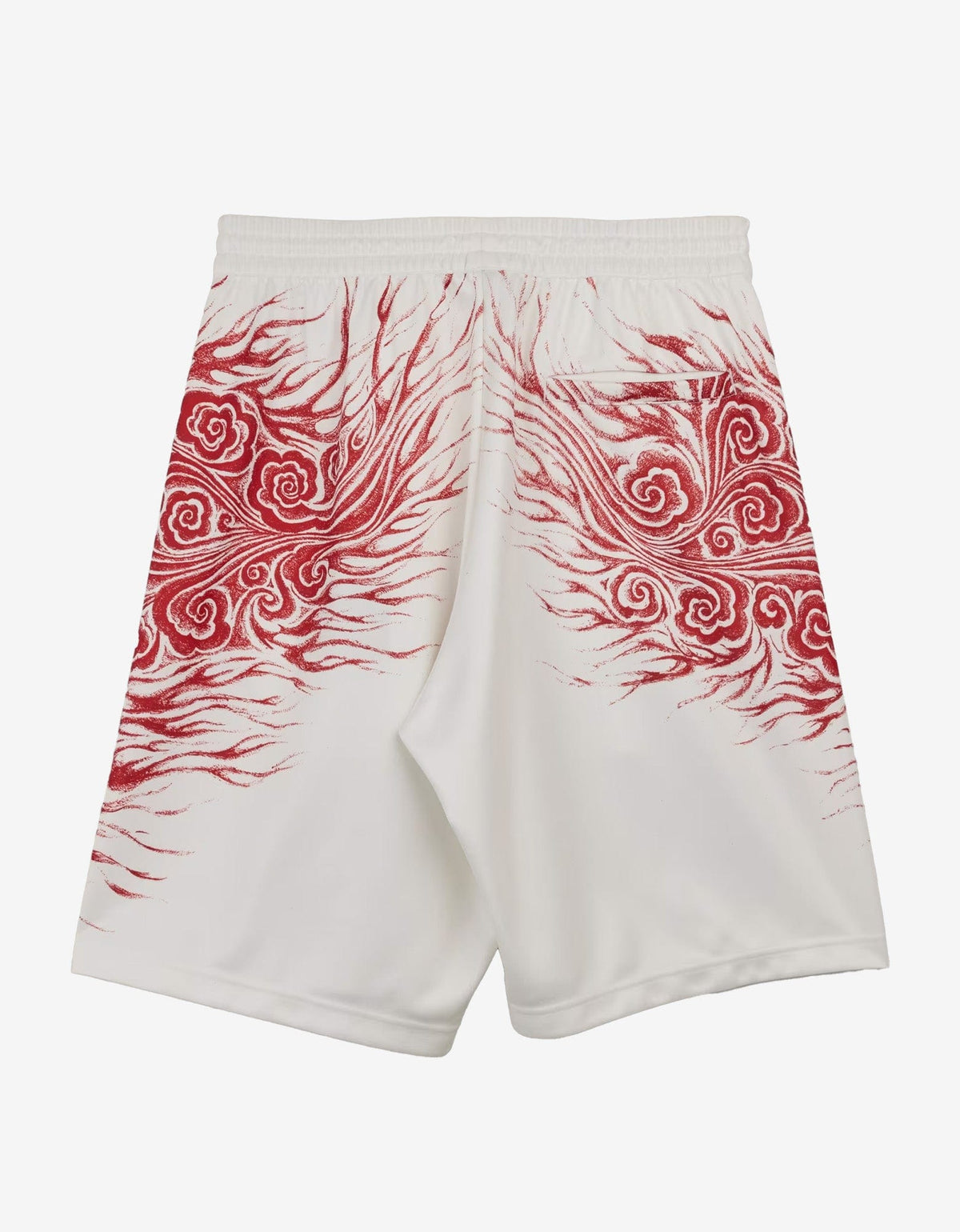 Y-3 x JFA White Graphic Shorts