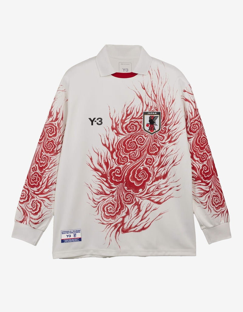 Y-3 x JFA White Long Sleeve Tee