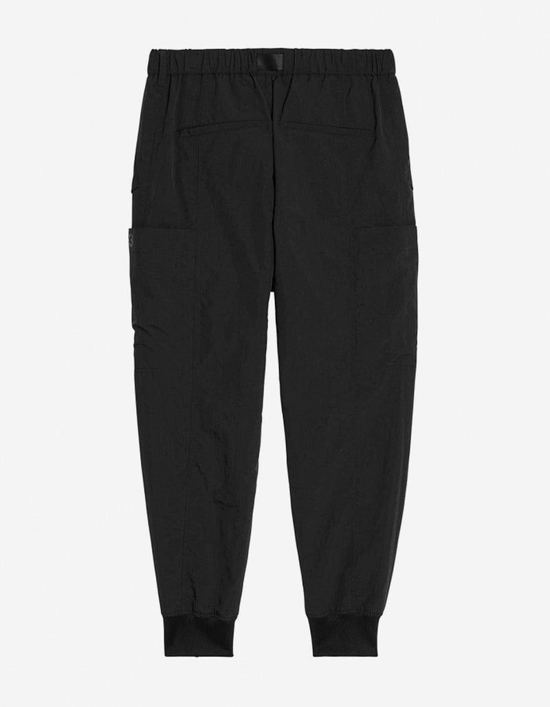 Y-3 Y-3 Black Crinkle Nylon Cuffed Pants