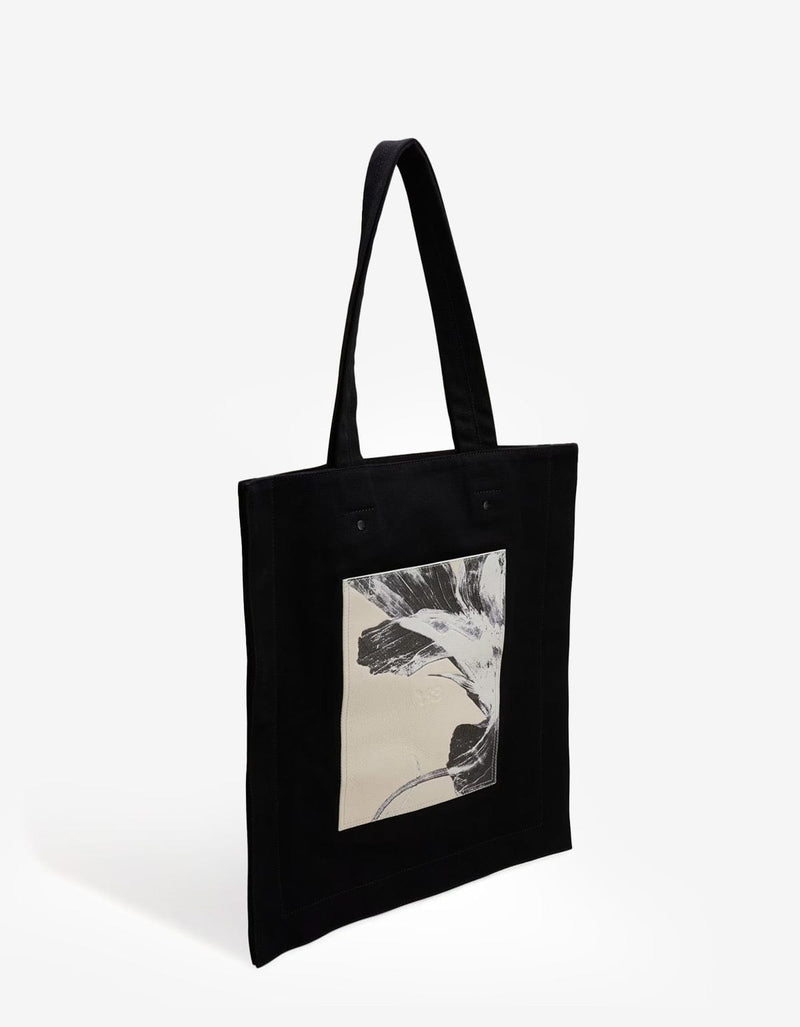 Y-3 Y-3 Black Floral Tote Bag