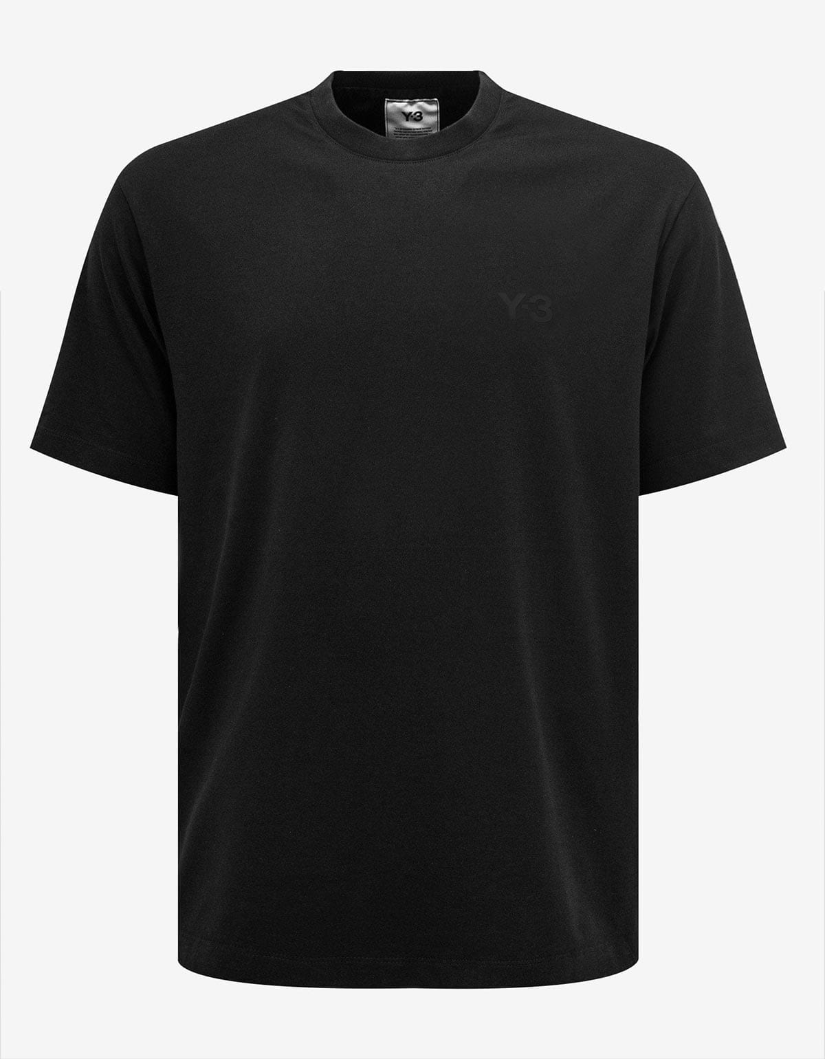 Y-3 Black Logo Relaxed T-Shirt – Zoo Fashions