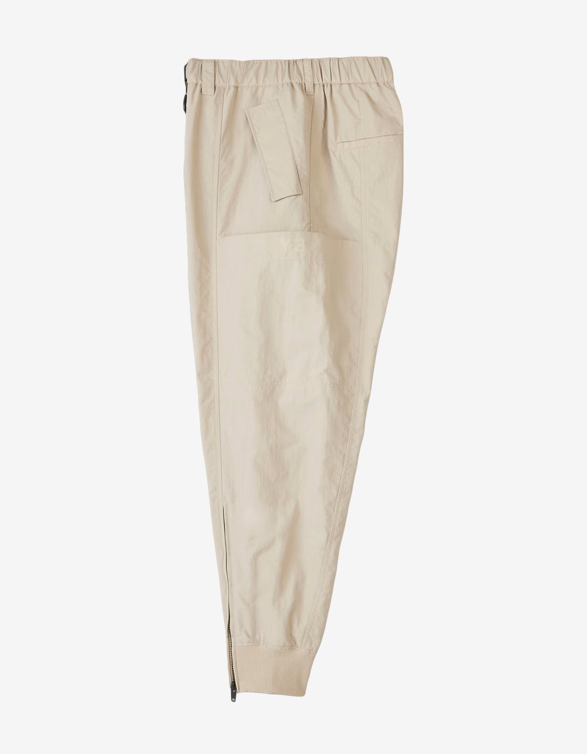 Y-3 Y-3 Brown Crinkle Nylon Cuffed Pants