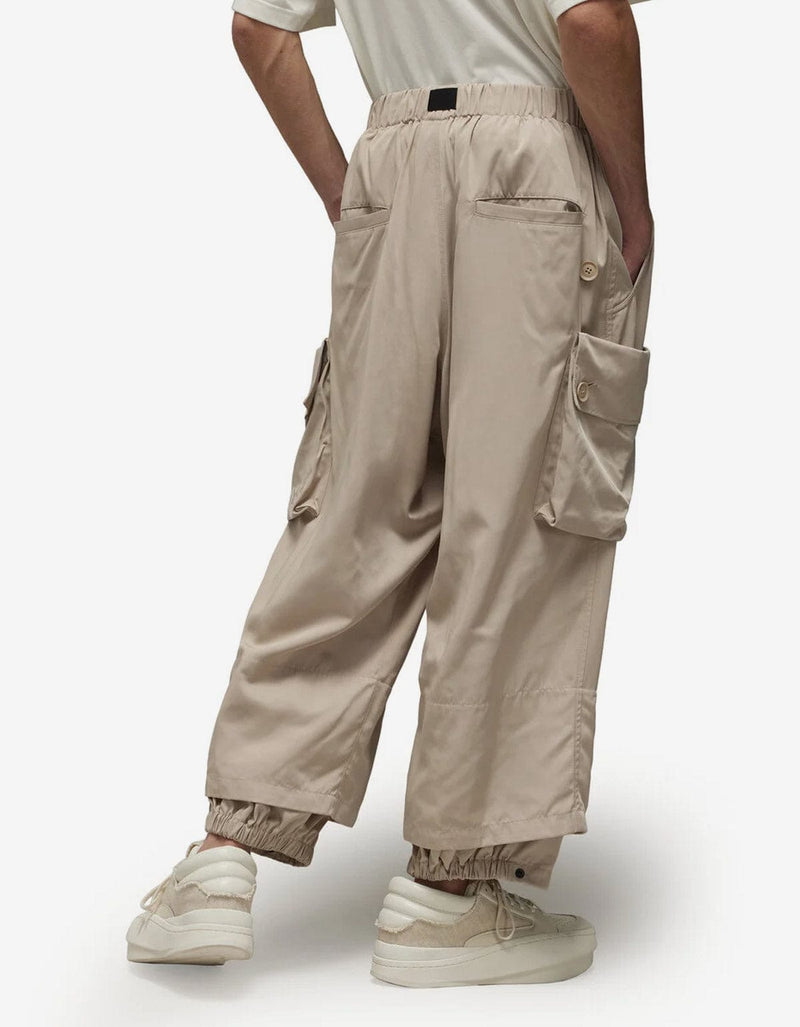 Y-3 Y-3 Brown Cuffed Twill Pants