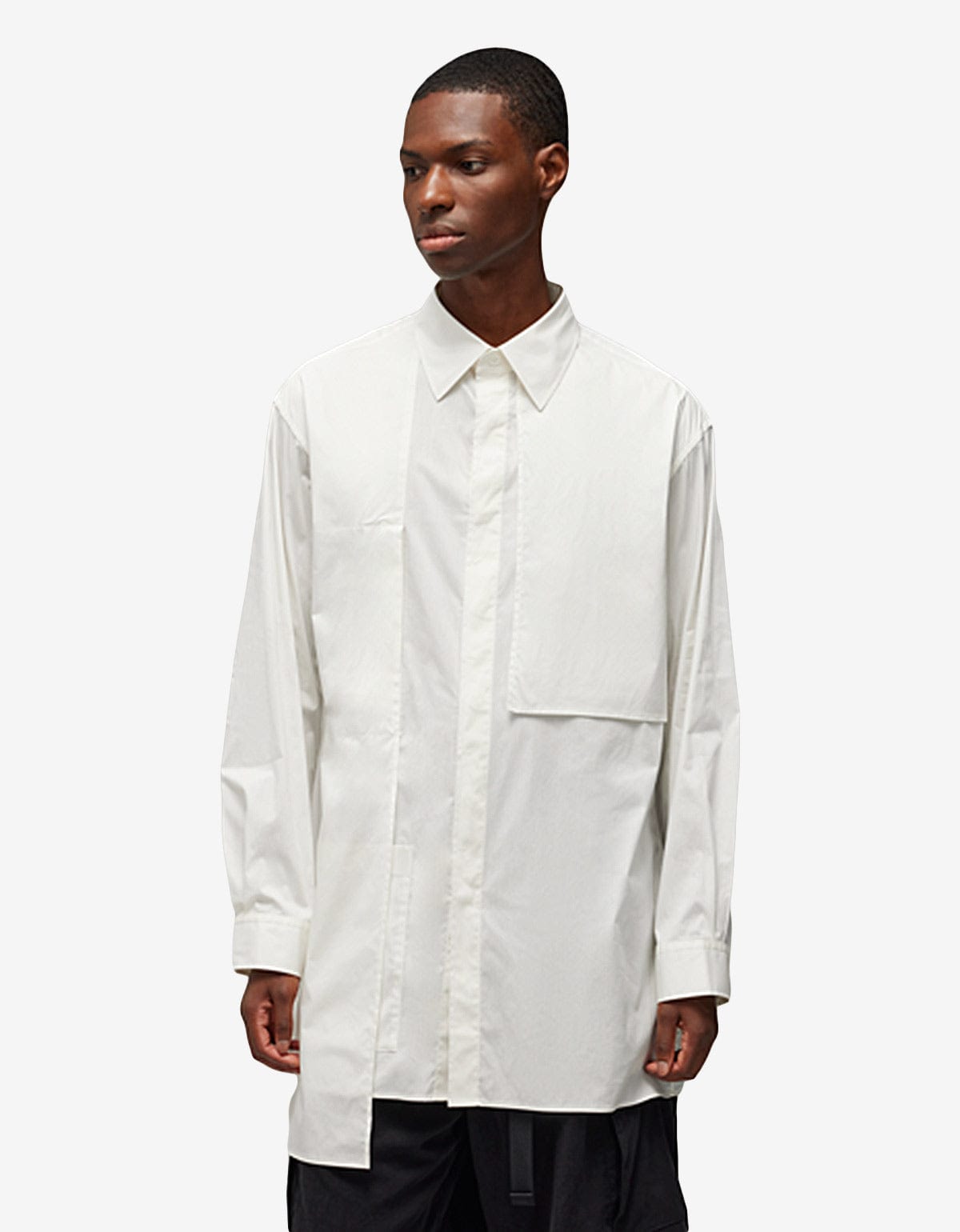 Y-3 Y-3 Off White Cotton Shirt