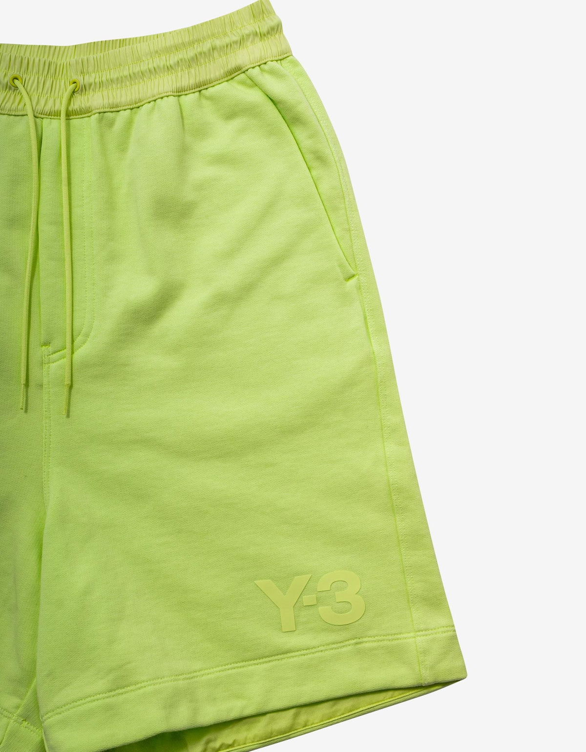 Y-3 Yellow Classic Logo Sweat Shorts