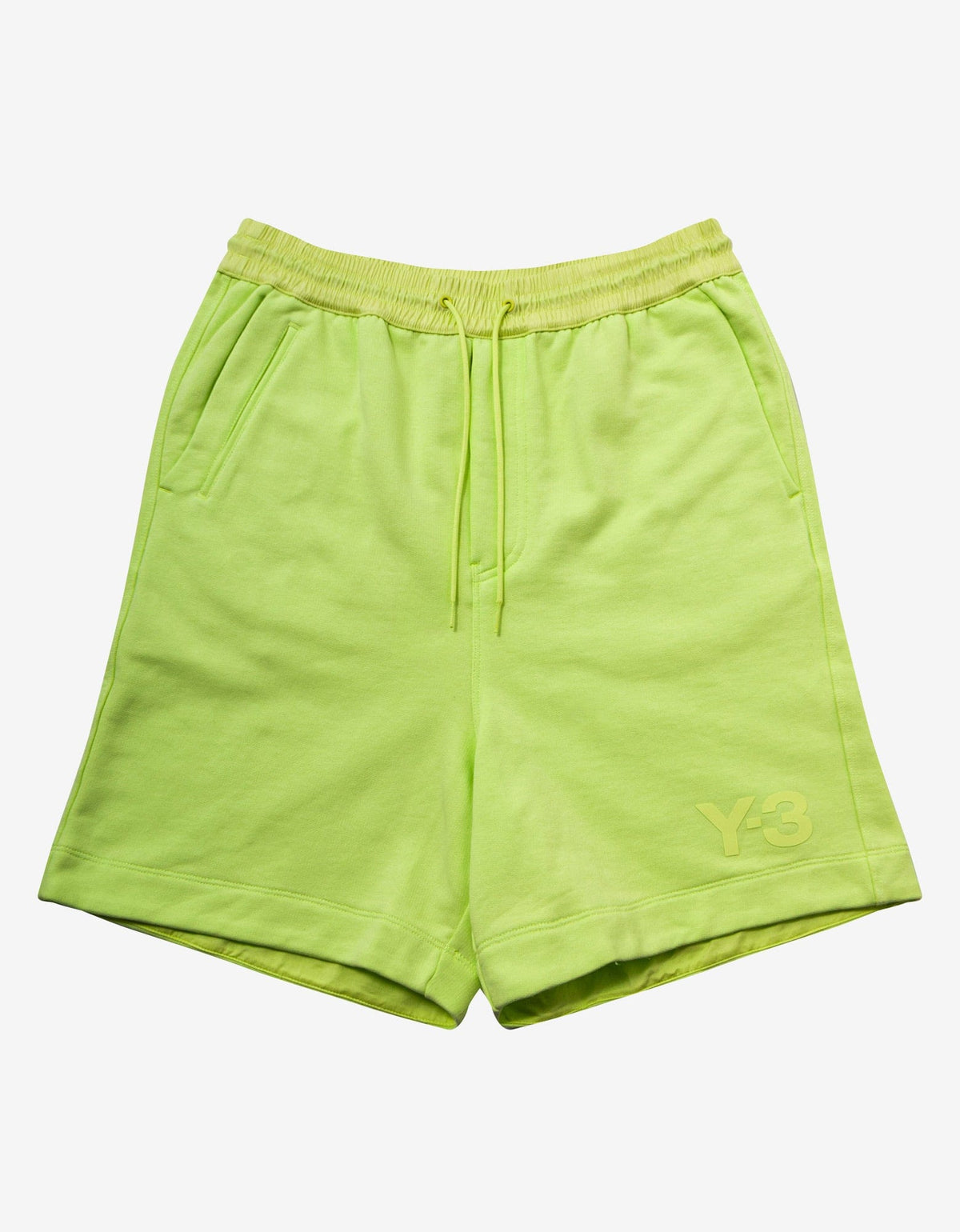 Y-3 Yellow Classic Logo Sweat Shorts