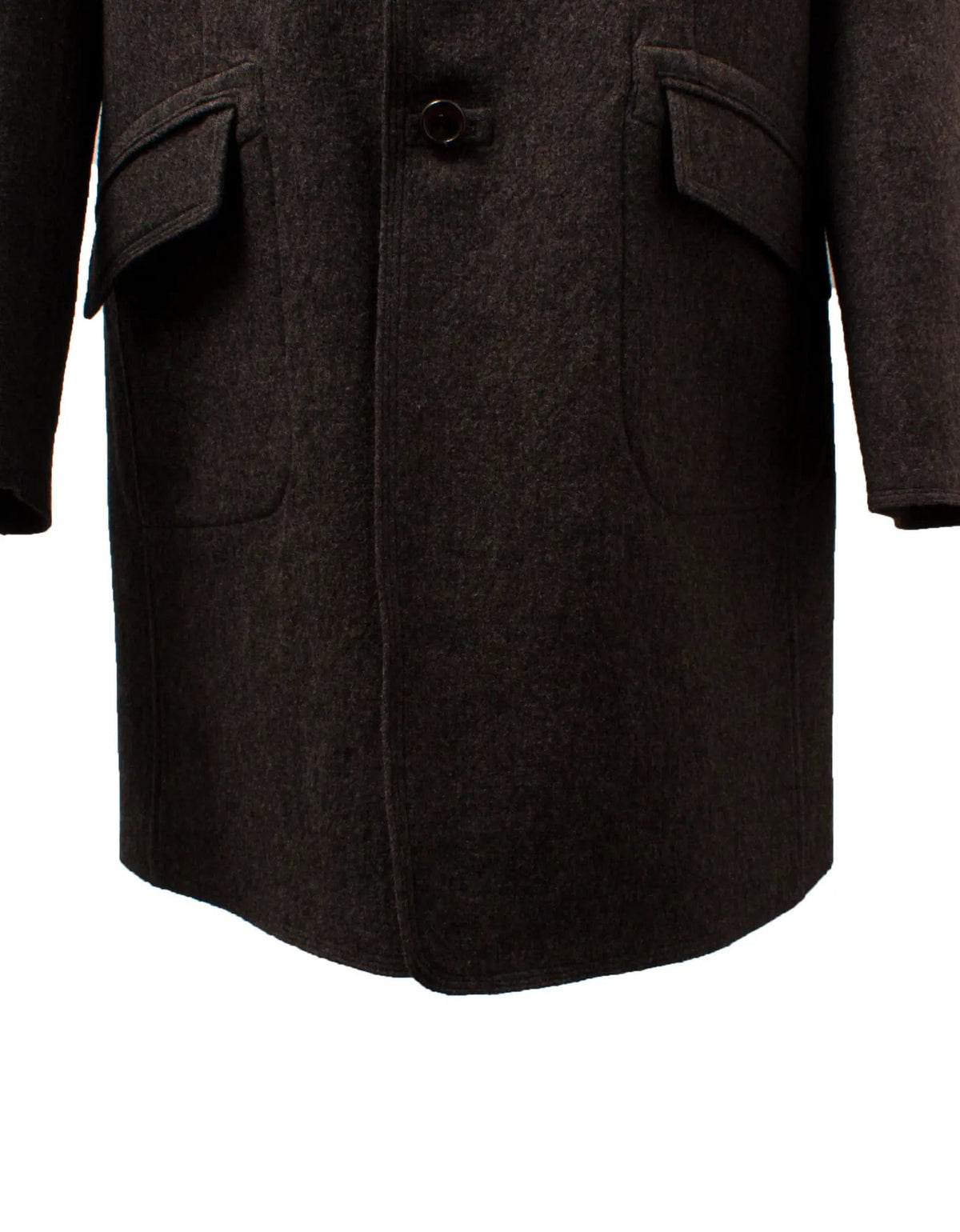 Y's by Yohji Yamamoto 3/4 Length Grey Wool Coat Jacket