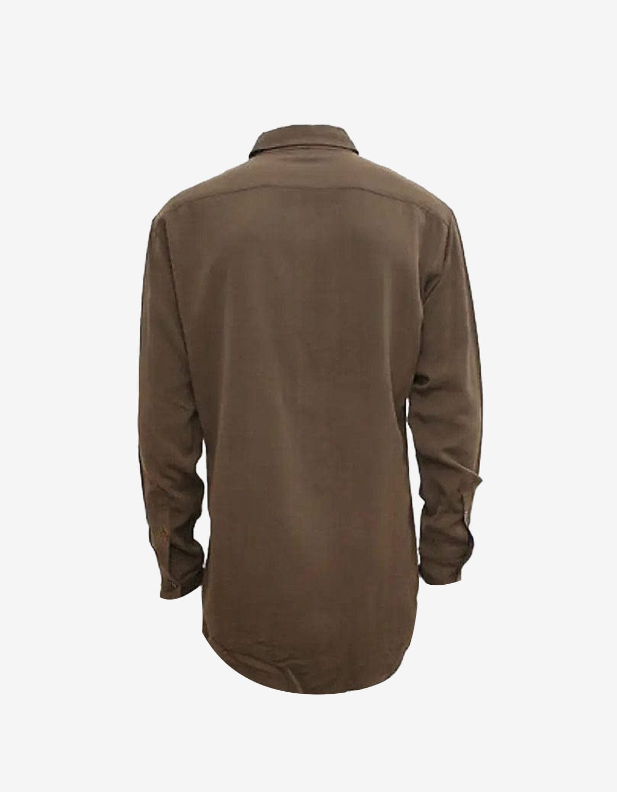 Yohji Yamamoto Brown Rayon Shirt