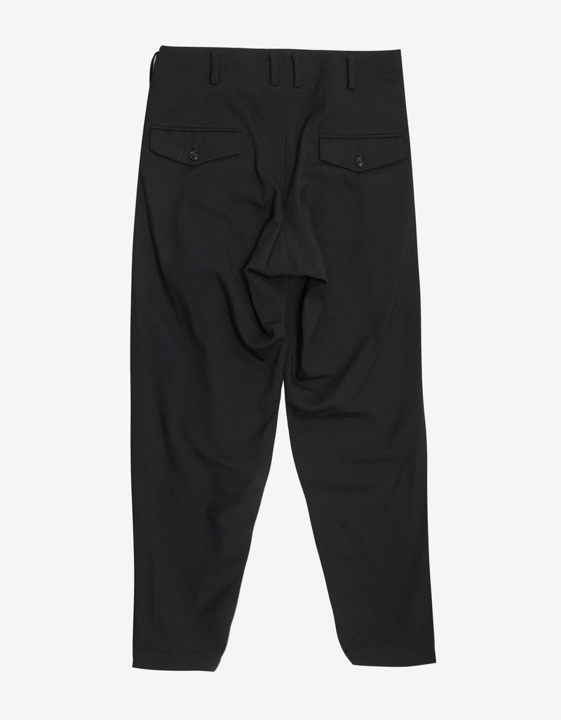 Yohji Yamamoto Yohji Yamamoto Black Zip Pocket Trousers